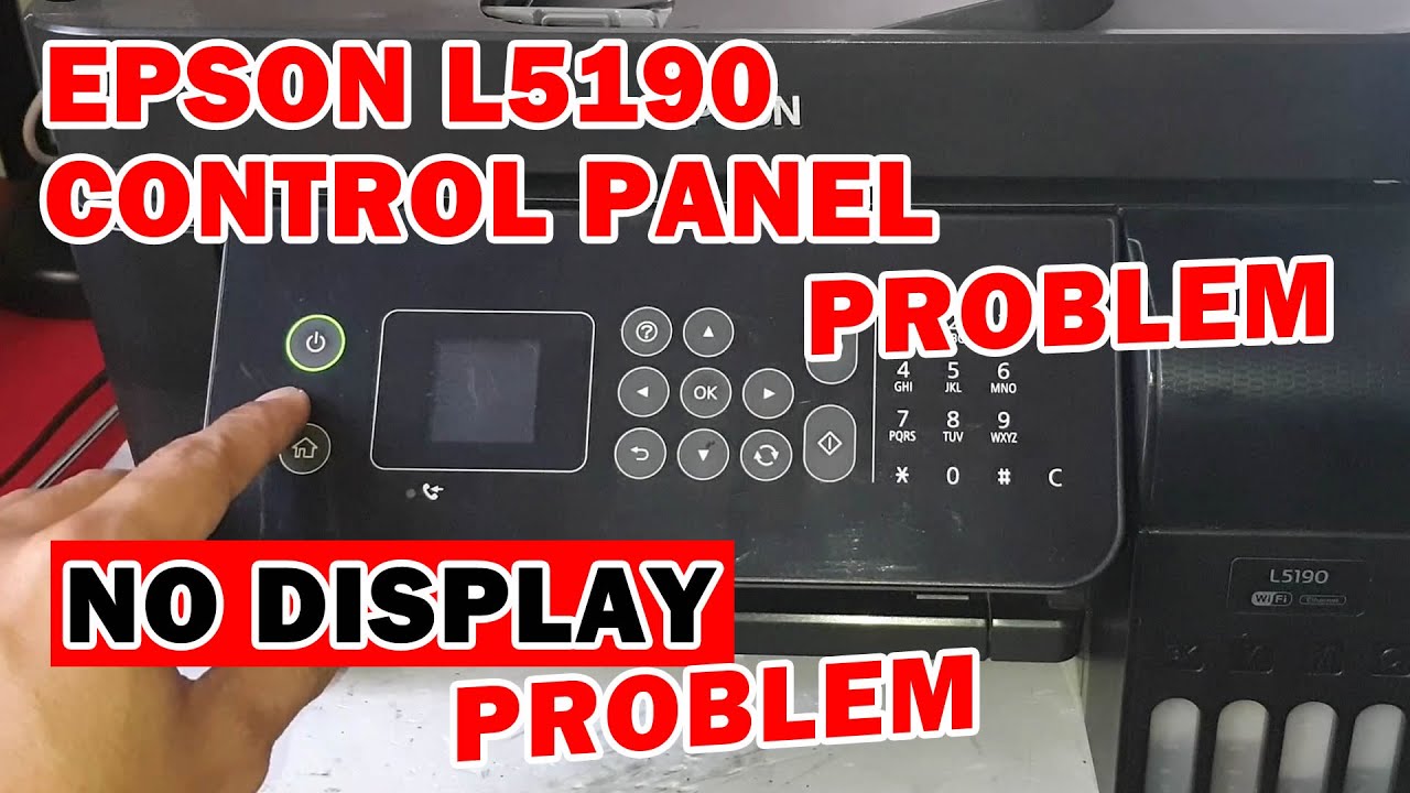 EPSON L5190 NO DISPLAY | EPSON CONTROL PANEL FLEX CABLE REPLACEMENT | SIR MELL TV