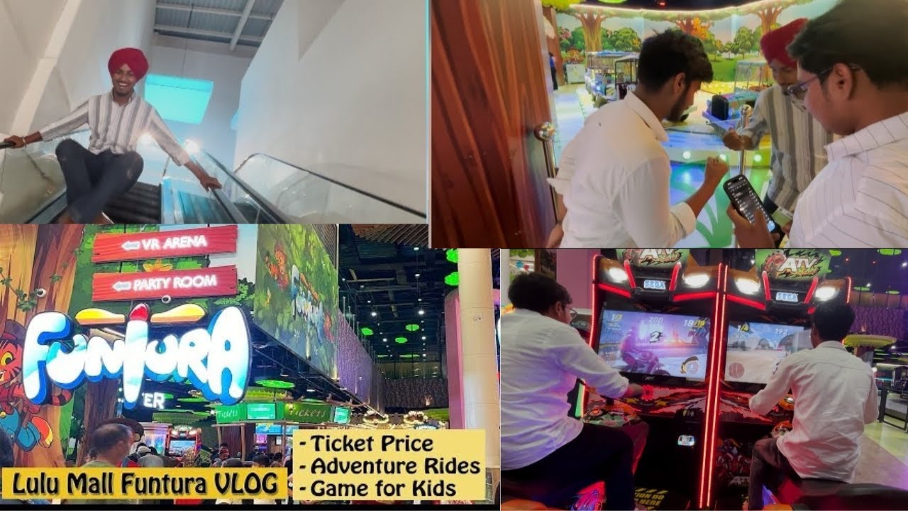 #Lulu Mall Lucknow || #Funtura game zone || #lucknow #funtura #viralvideo #luluexplore