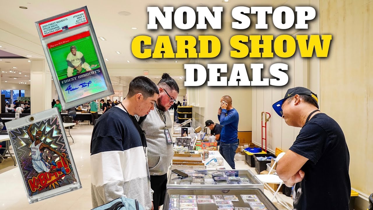 NON STOP DEALS AT THE CARD ATTIC CARD SHOW!