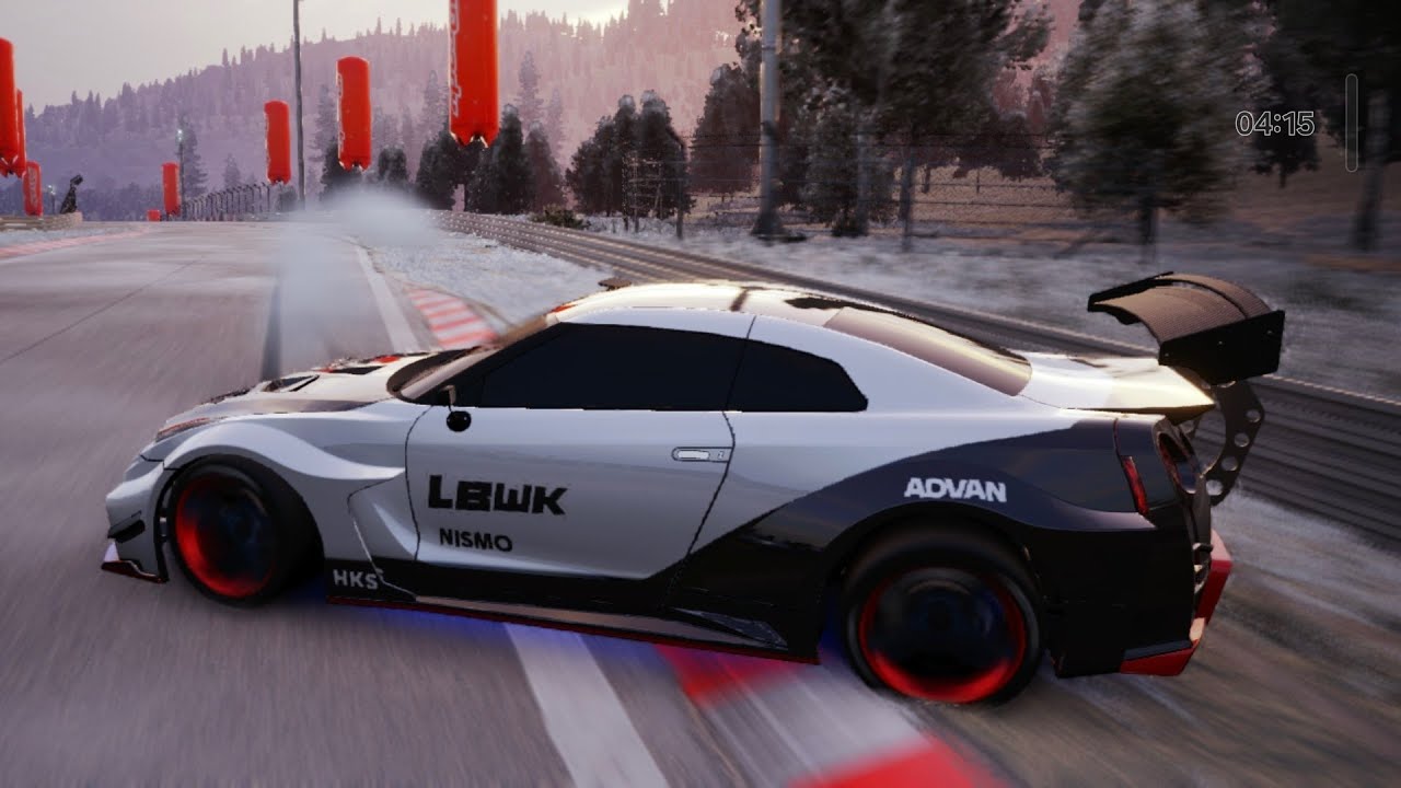 Nissan GT-R R35: Winter Drift Aesthetics