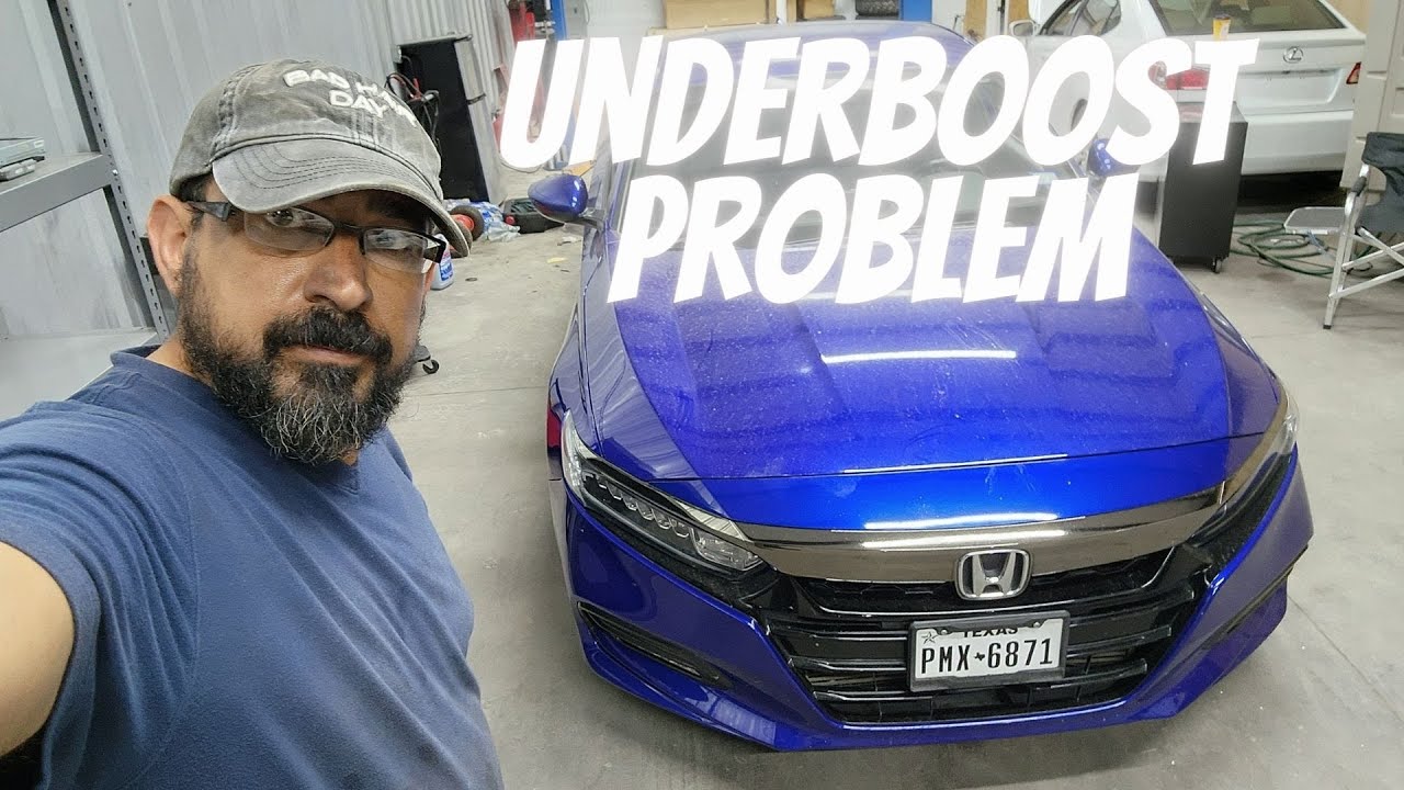 Замена турбокомпрессора Honda Accord P0299 2018 года