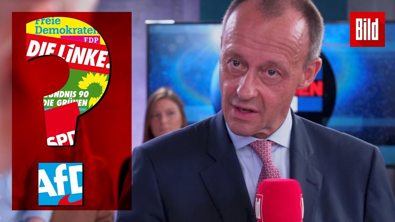 Mit wem Friedlich Merz in eine Koalition gehen würde | Die Richtigen Fragen Spezial