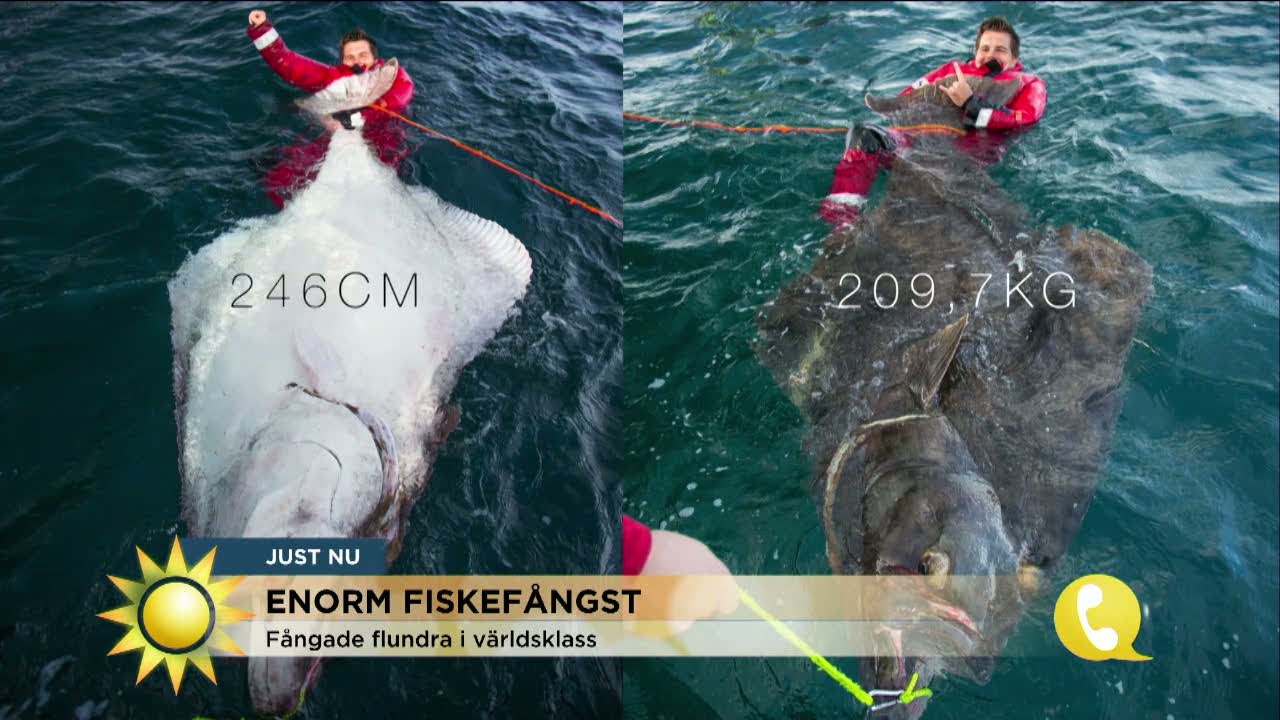 Fångade flundra i världsklass - 