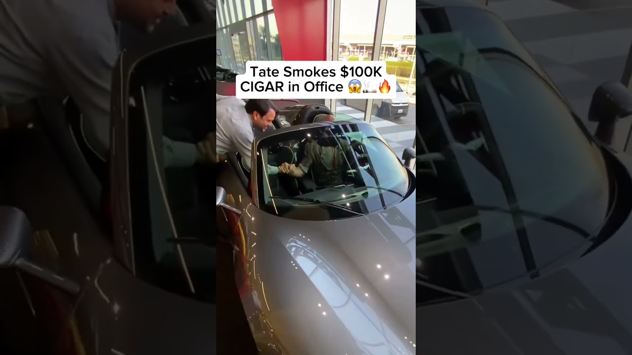Tate Smokes $100K CIGAR in $68M WAR ROOM Office 😱🚬🔥
