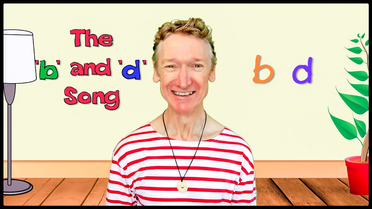 The 'b' and 'd' Song | Sing Along With Tony | Kids' Songs and Nursery Rhymes