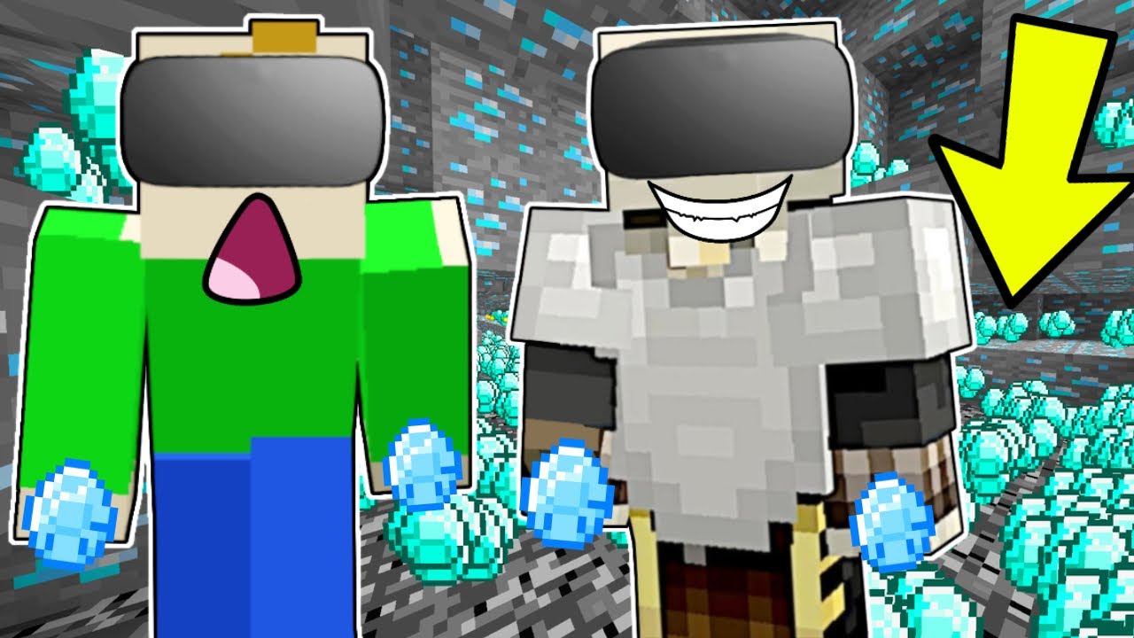 Мы нашли ВСЕ АЛМАЗЫ в Minecraft VR!
