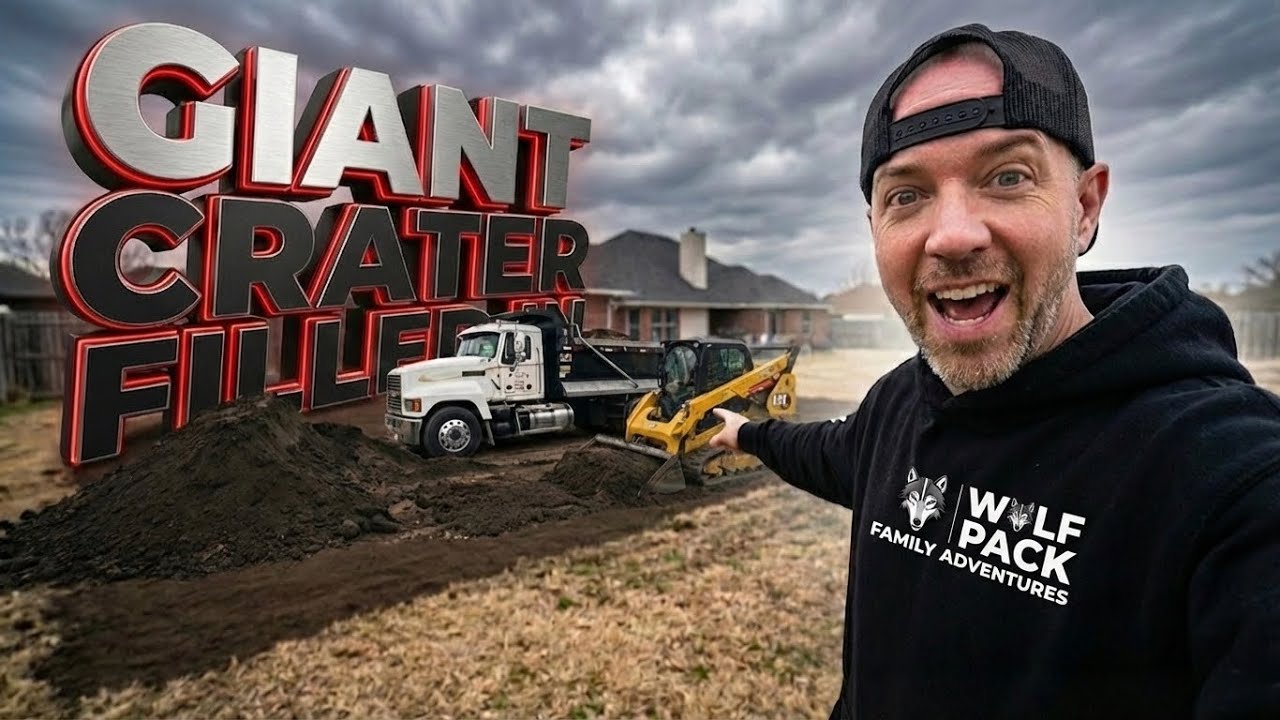 Giant Backyard Crater Finally Gets Filled In
