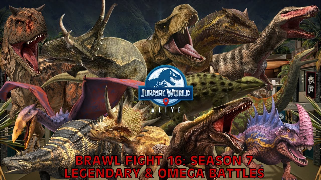 Brawl Fight 16: Season 7 Legendary & Omega Battles - Jurassic World Alive