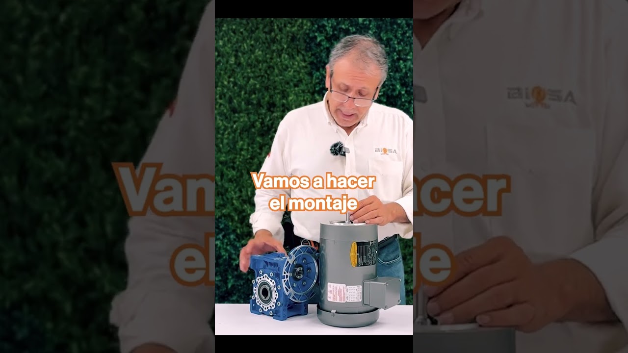 5 PASOS para MONTAR un MOTORREDUCTOR | #conveyor #motorreductor #industrial #ingenieria