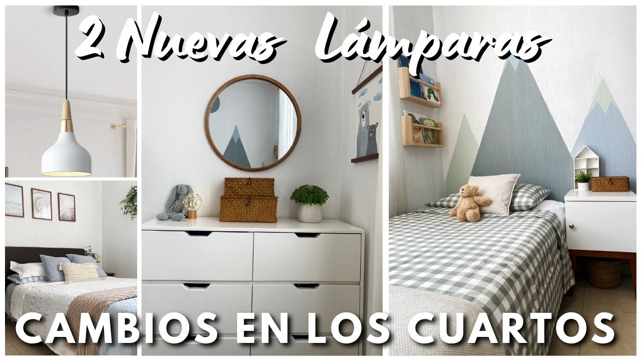 PEQUEÑOS CAMBIOS EN LA DECO DE LOS CUARTOS ➕ Instalacion lámparas de DOPWII quedaron MUY bonitas