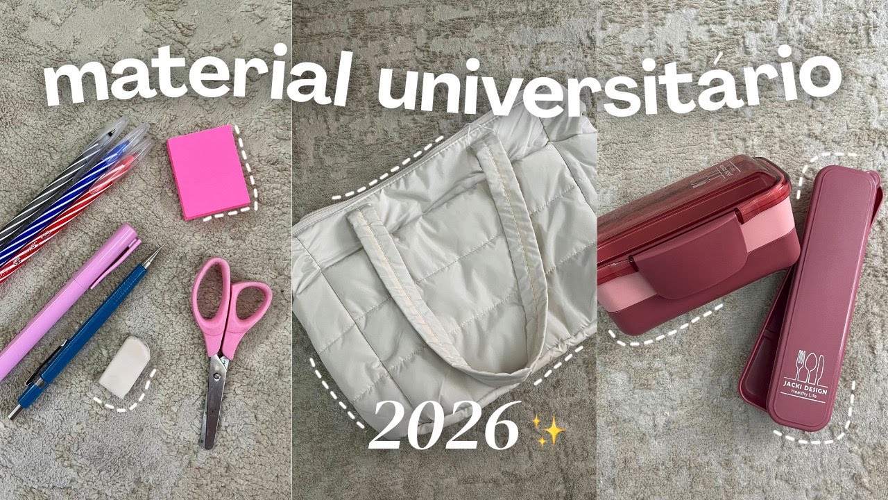 material universitário 2026 📚✨ | faculdade de neurociências