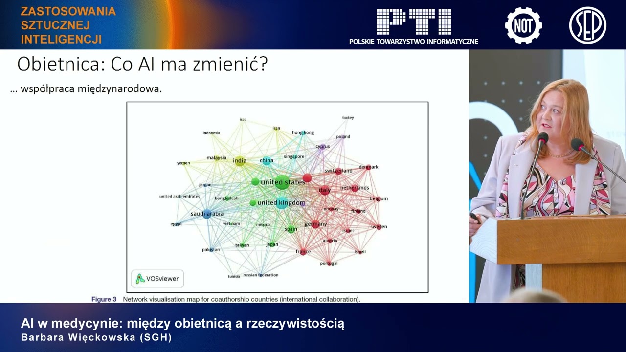 ŚDTiSI 2025: Zastosowanie AI w medycynie:między obietnicą a rzeczywistością Barbara Więckowska (SGH)