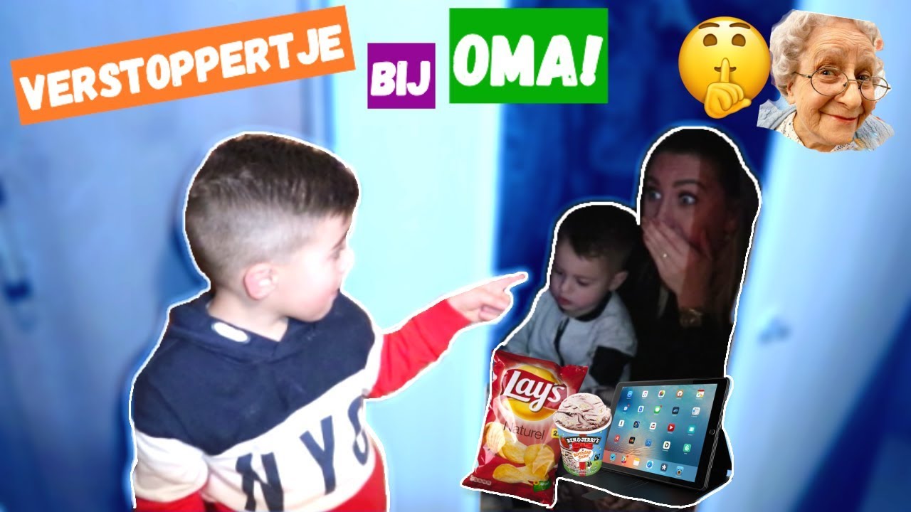 VERSTOPPERTJE SPELEN IN HET HUIS VAN OMA! | LAKAP JUNIOR
