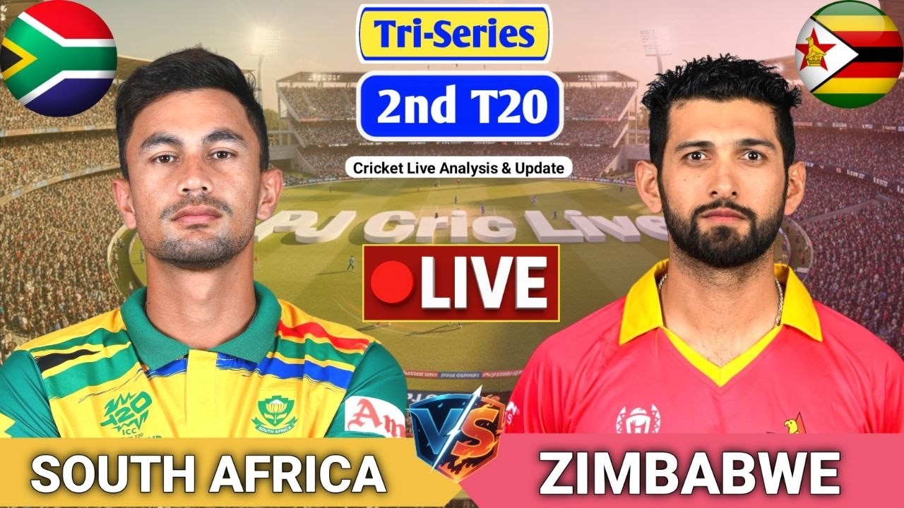 South Africa Vs Zimbabwe 2nd T20 | Live Score Analysis & Discussion | SA vs ZIM T20 Cricket