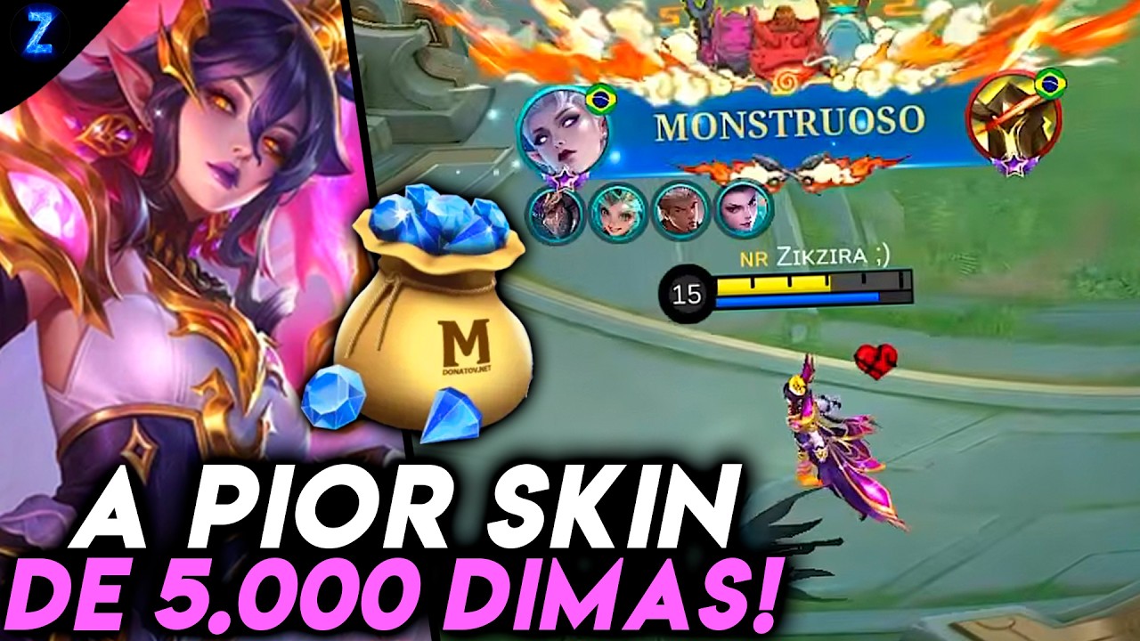 A PIOR SKIN DE 5000 DIAMANTES DO JOGO! - EUDORA GAMEPLAY | Mobile Legends