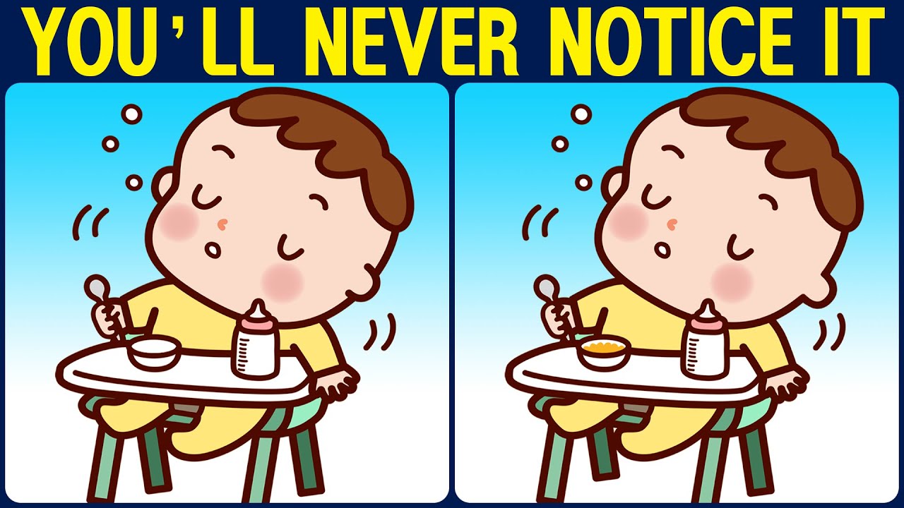 [Spot the Difference Brain Training]  Find them all and prove your smartness.