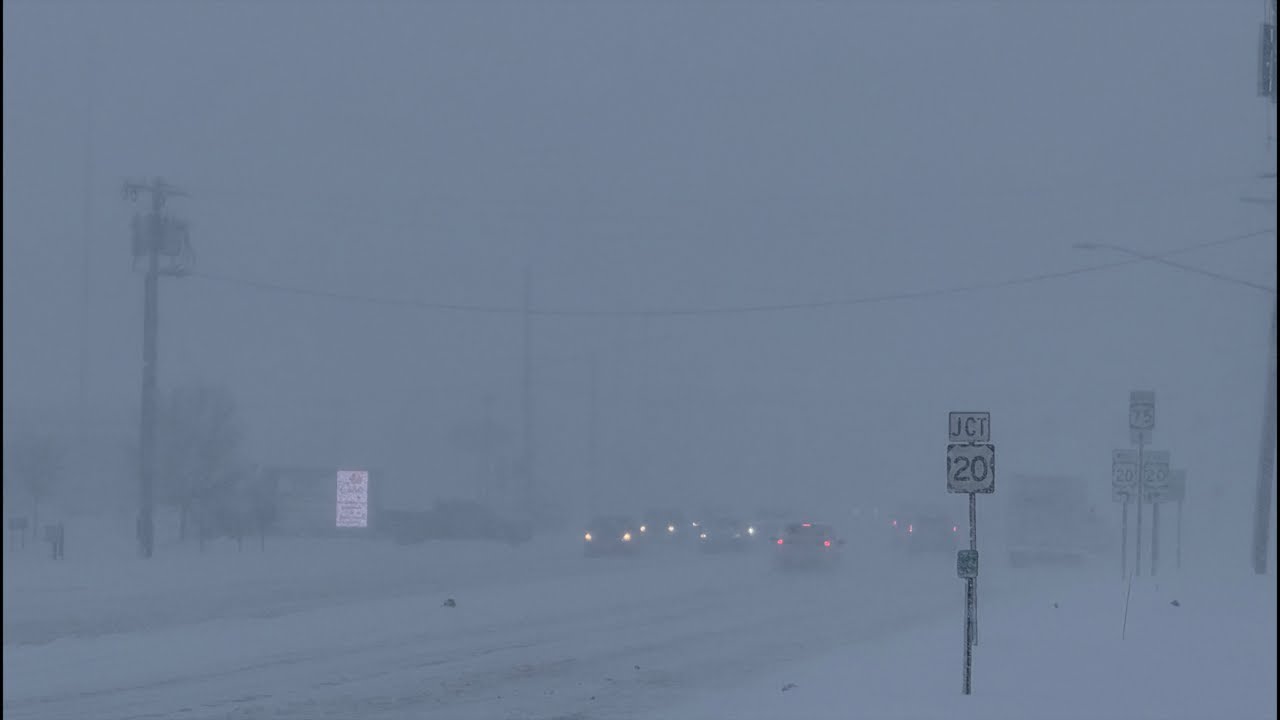 Insane Lake Effect Snow-Buffalo New York!!!