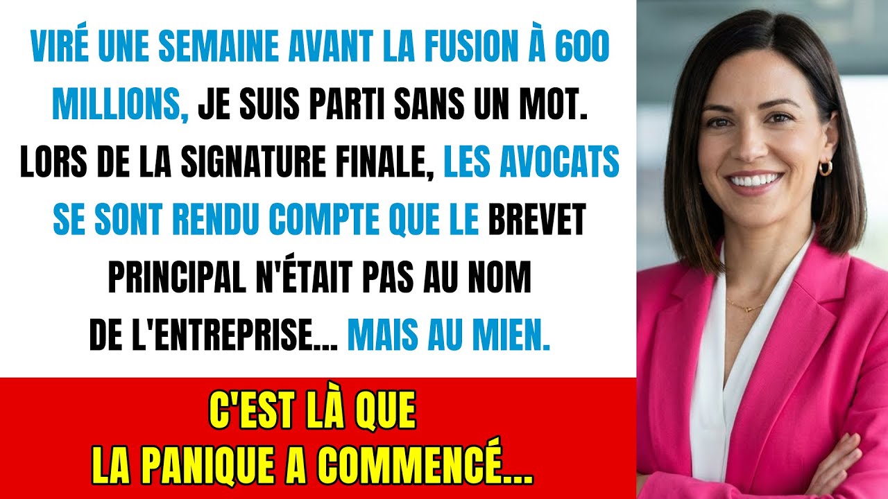 Le PDG m'a viré avant un deal à 600M$   Son empire s'est effondré à mes conditions