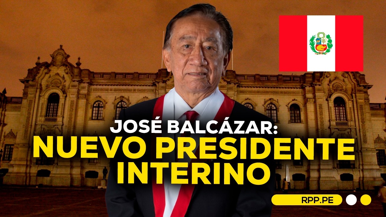 Oficial: José María Balcázar es elegido presidente interino en segunda votación #RPPDESPACHO