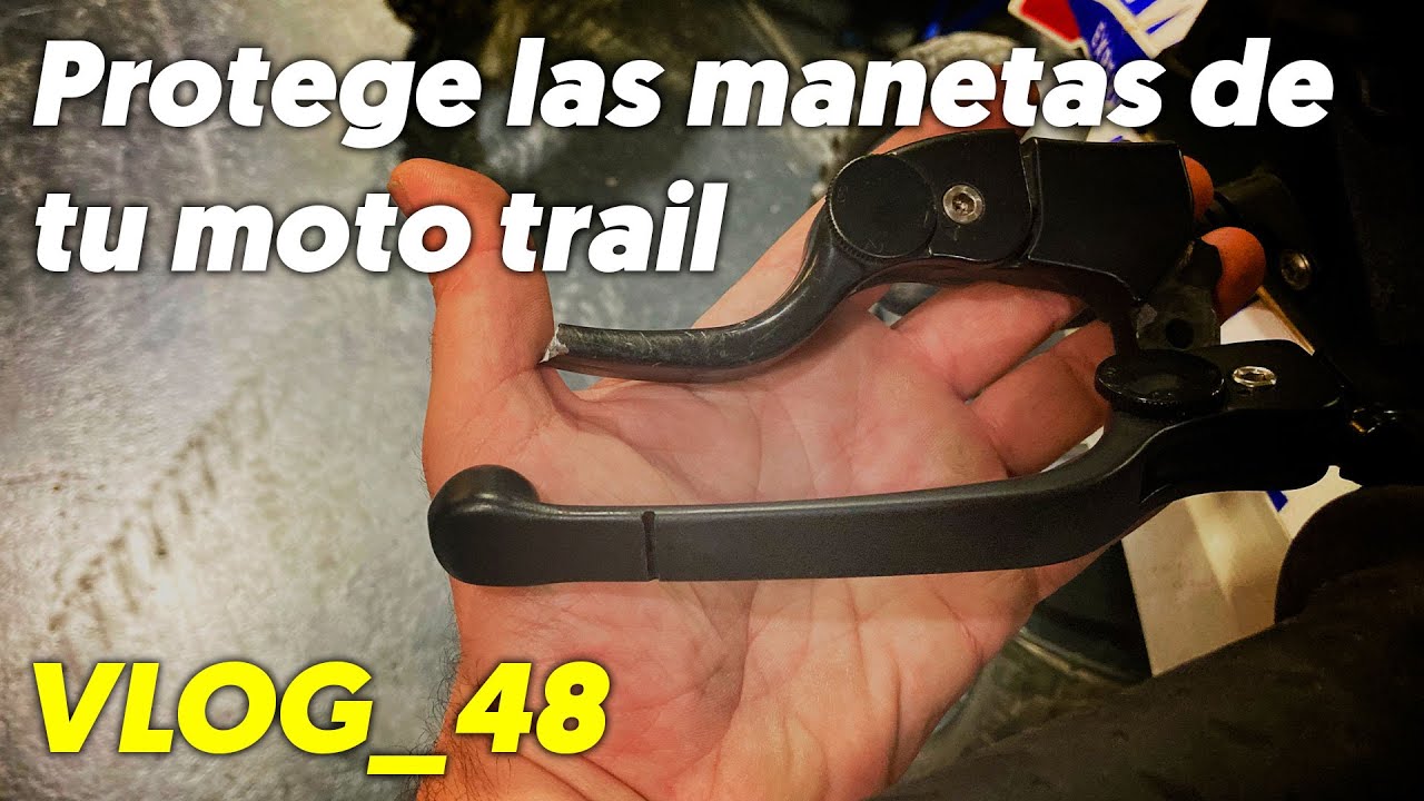 Protege las manetas de tu moto trail - VLOG_48
