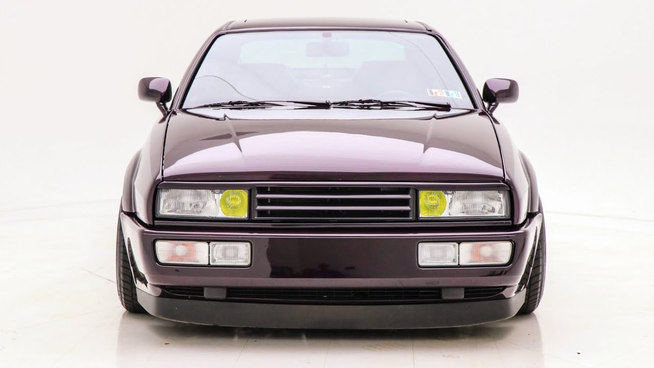 Dark Burgundy VR6t Corrado | Photoshoot | Edit