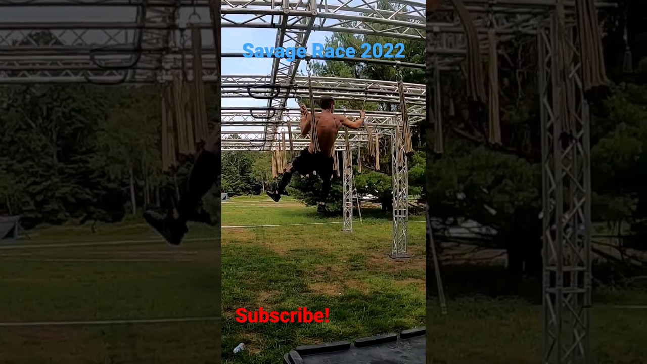 Savage Race Rig 💪 Ninja Training 😅 #shorts #savagerace #calisthenics #ninjawarrior #ninja