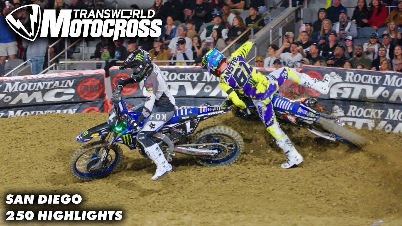 San Diego Supercross [250] Trackside Race Highlights | SMX Rd 2