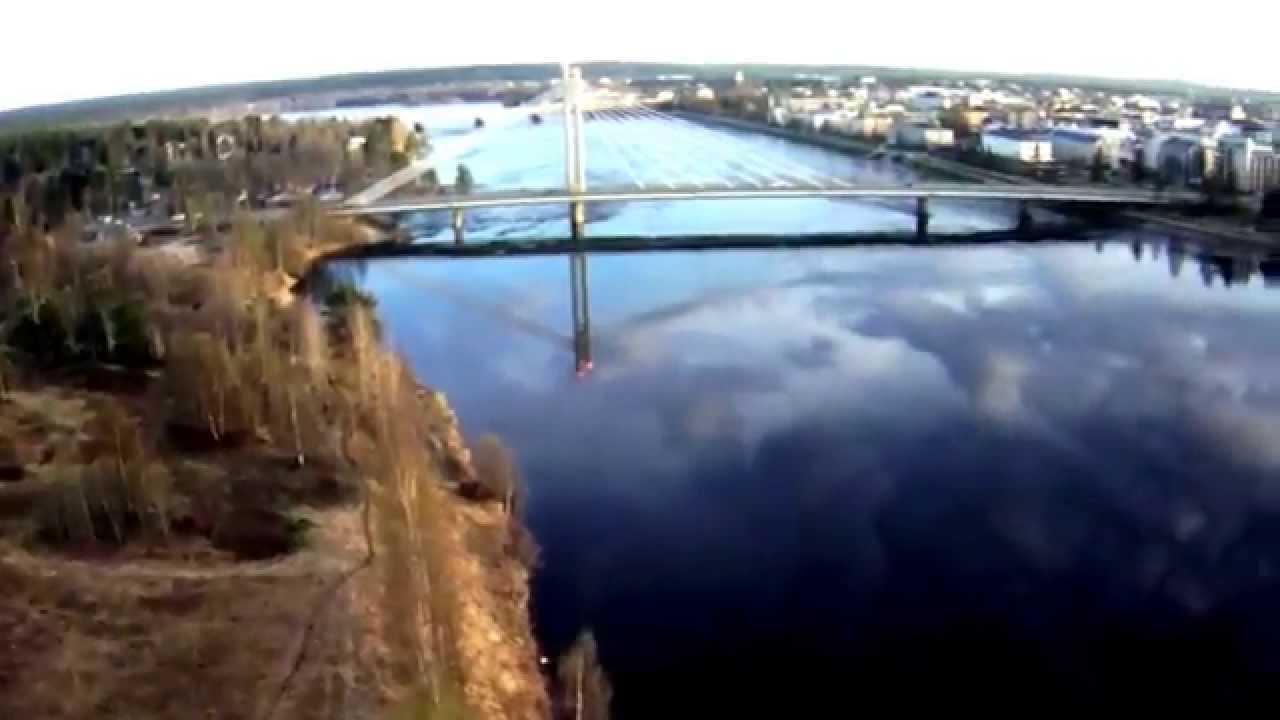 Rovaniemi ilmasta kuvattuna.