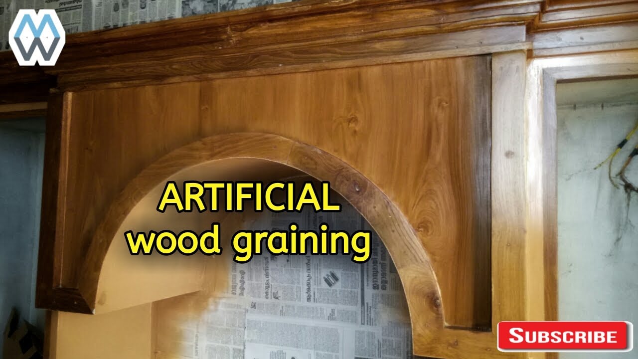 Artificial Teak Graining With Enamel Paint|ഇനാമൽ പൈൻറ് കൊണ്ട് തേക്ക് ഗ്രൈൻസ് ചെയ്യാം