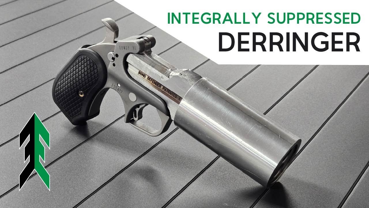 Integrally Suppressed Derringer - 2-bore silencer design