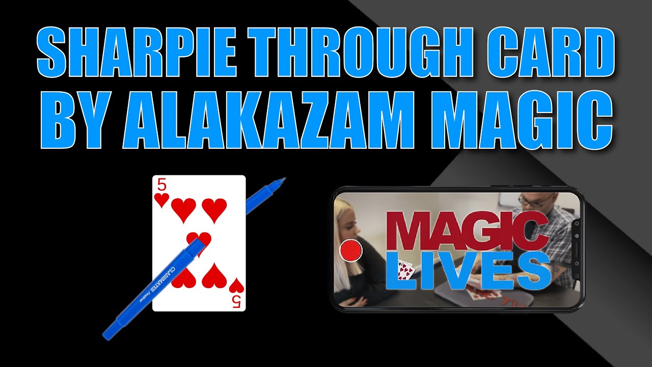 Sharpie Through Card by Alakazam Magic | Pen Through Card With Signed Card