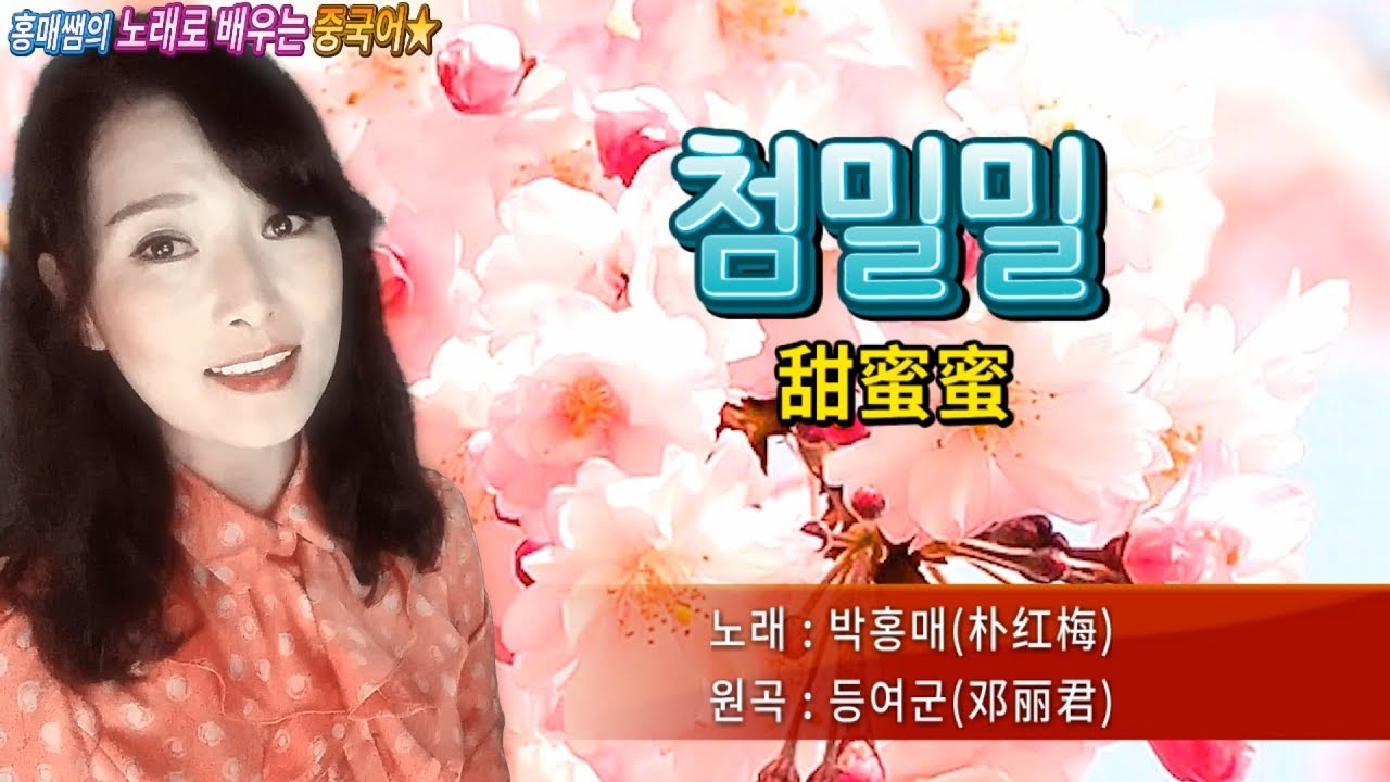 Cover Song ㅣ甜蜜蜜ㅣ첨밀밀ㅣTeresa Tengㅣby HongMeiㅣ홍매쌤의 노래로 배우는 중국어