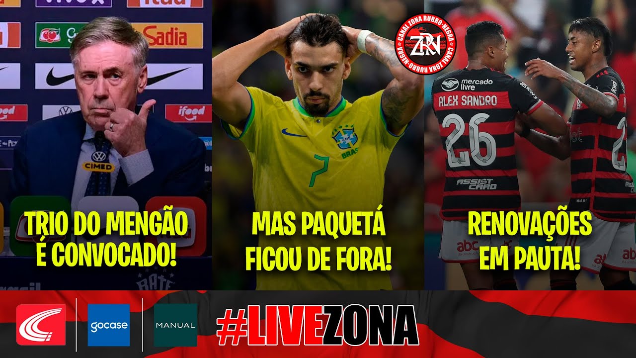 CONVOCADO TRIO DO MENGÃO! | PAQUETÁ FICOU DE FORA! | RENOVAÇÕES DE BH E ALEX SANDRO