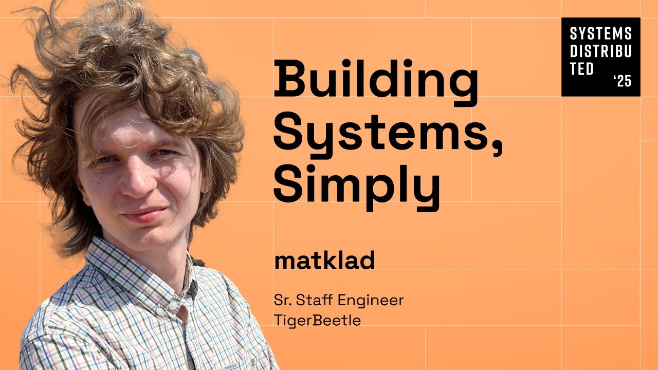 Building Systems, Simply by Matklad
