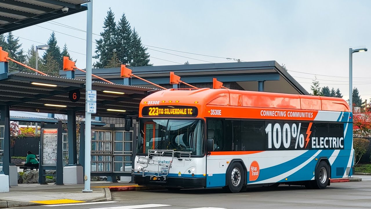 Ride on a Kitsap Transit 2024 Gillig Low Floor + #3530