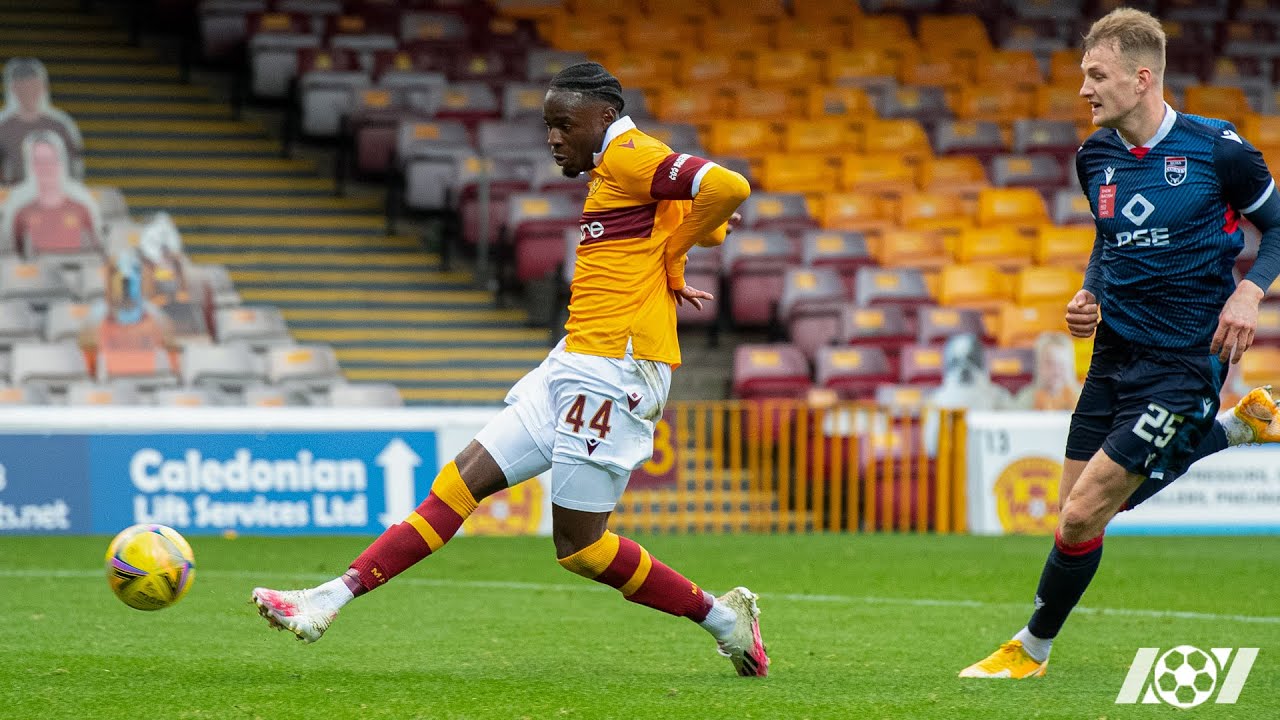 Devante Cole scores for Motherwell v Ross County