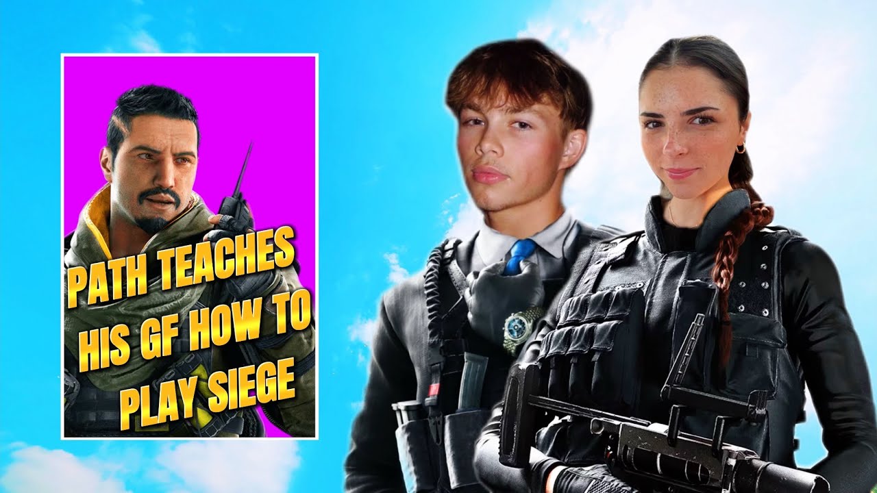 Champion Makes His Girlfriend Learn How To Play Rainbow Six Siege *FUNNY*