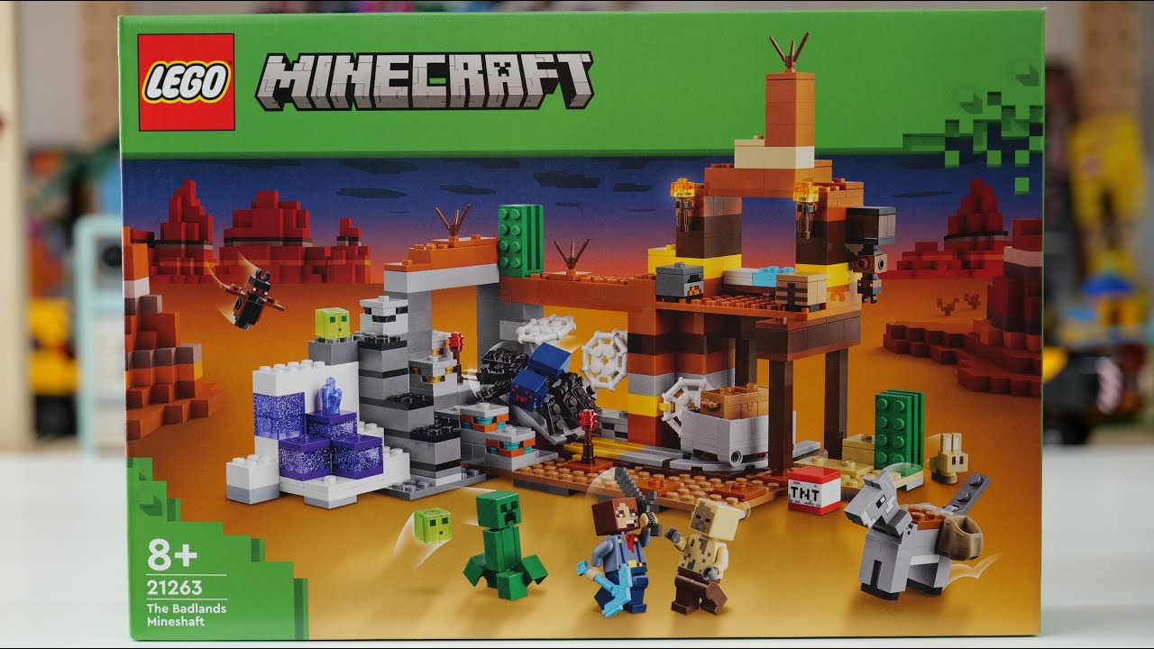 LEGO Minecraft 21263 The Badlands Mineshaft - LEGO Speed Build Review