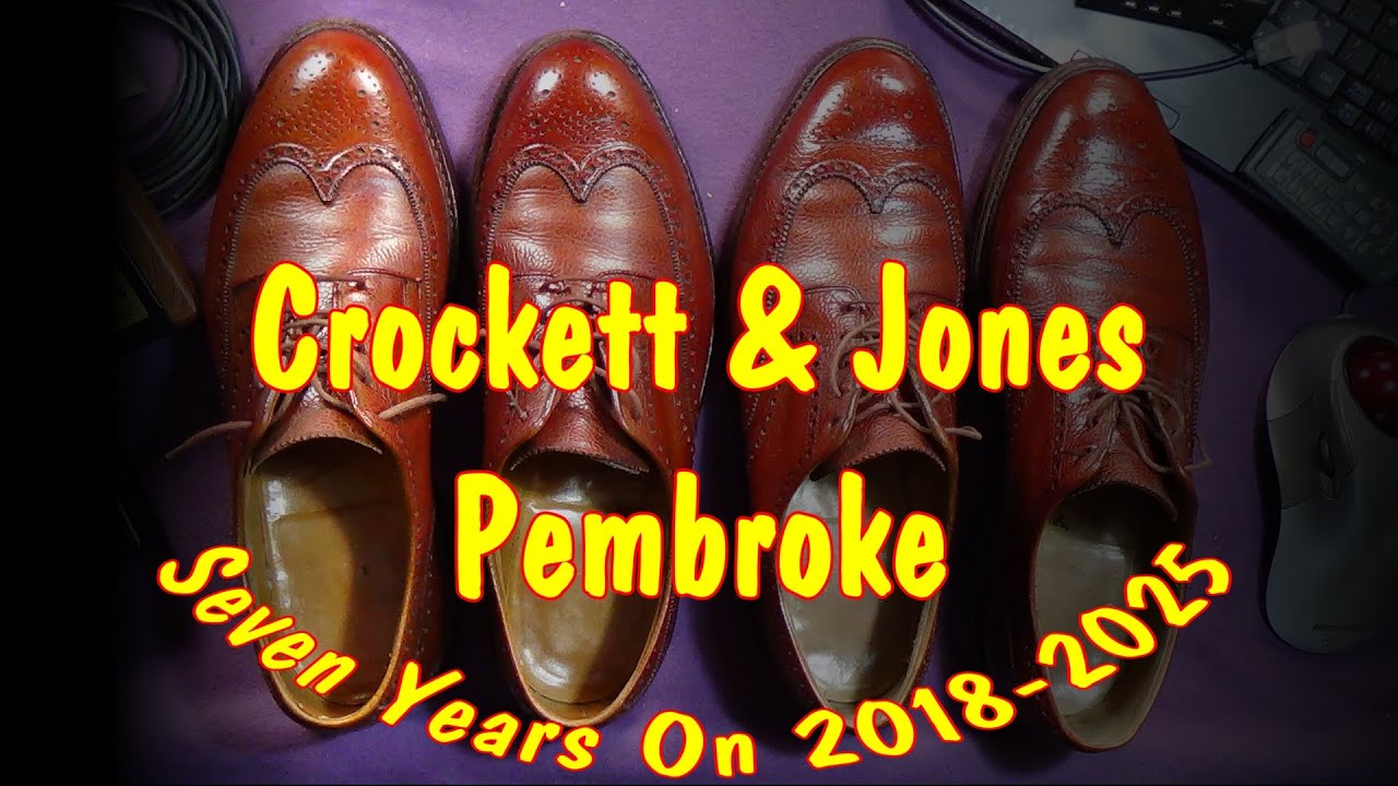 Crockett & Jones Pembroke Seven Years After Factory Refurbishment