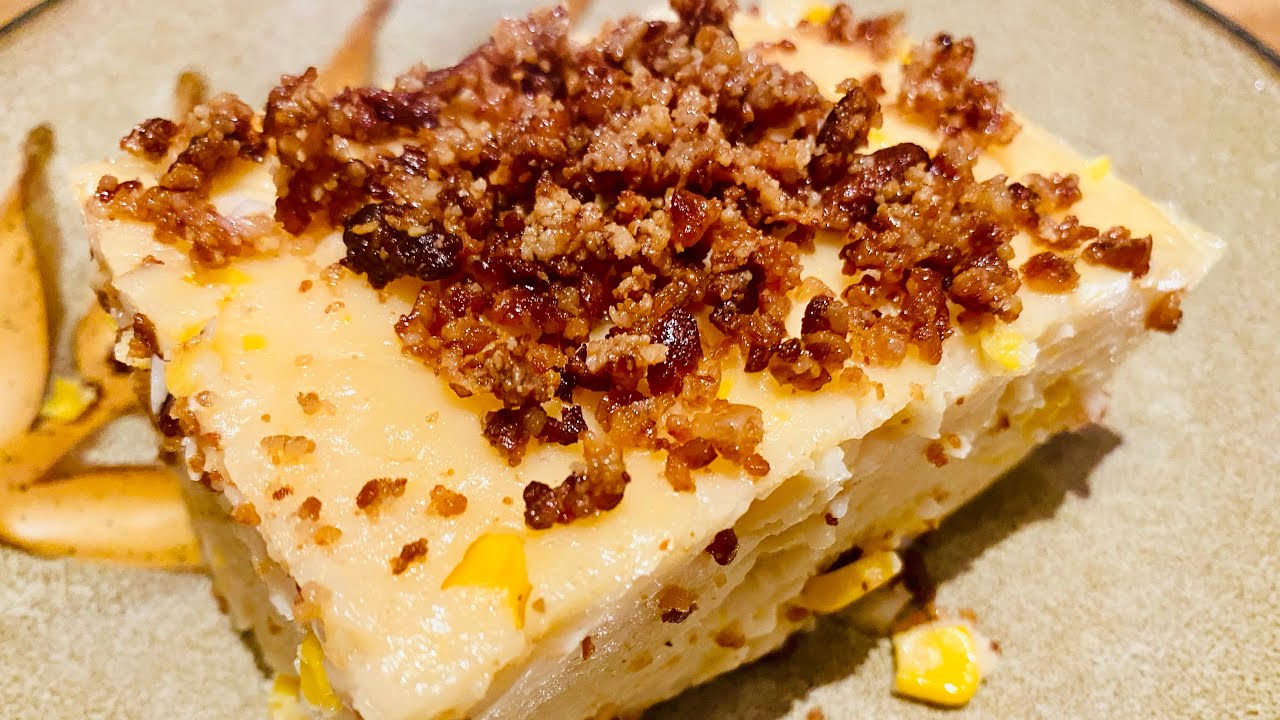 Tibok-tibok | Maja Blanca with Corn