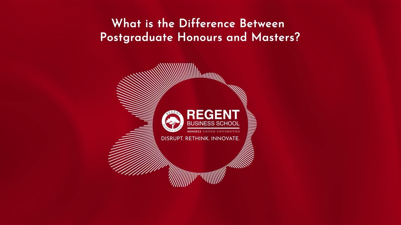 Honours vs Masters: Key Differences Explained | Regent