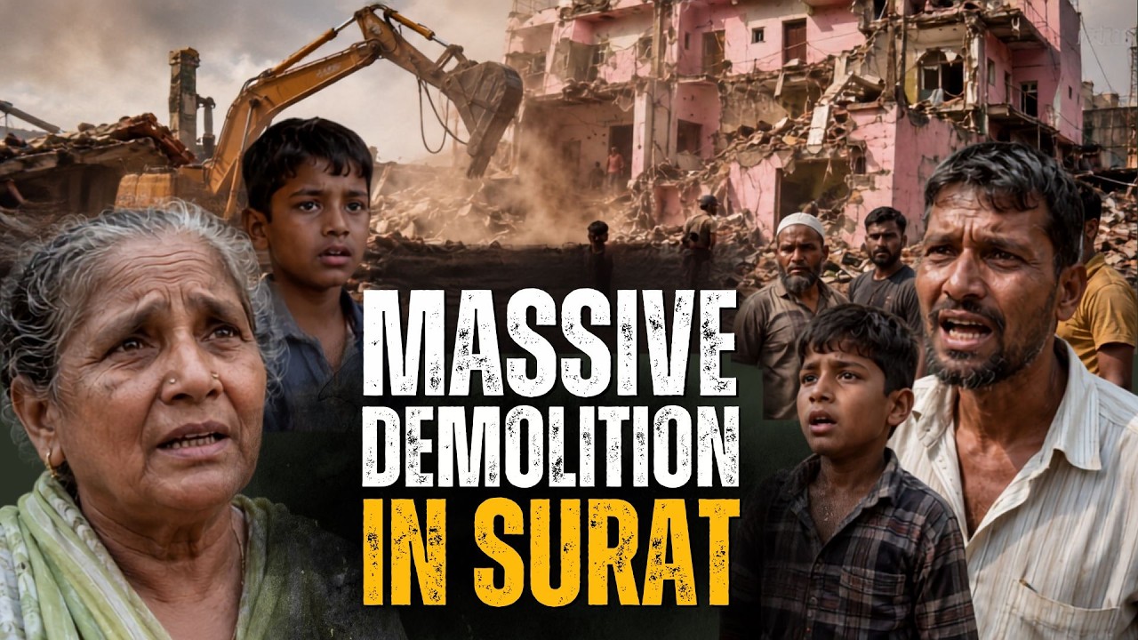 More Than 100 Houses Razed Without Notice in  Surat II FOEJ Media II