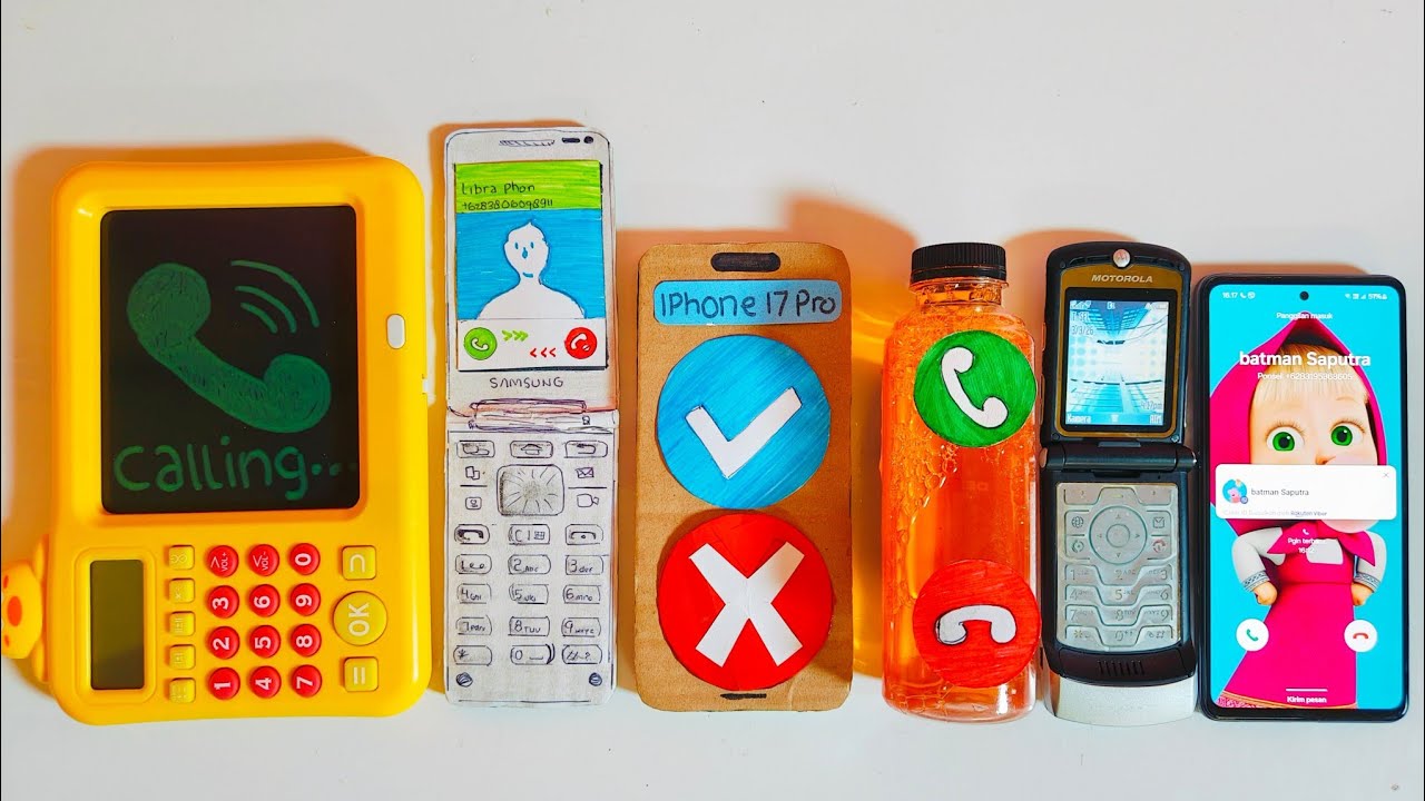 Calculator Board Calling On Samsung Folder, iPhone 17 pro,Bottle Phone,Motorola V3, Galaxy A52 masha