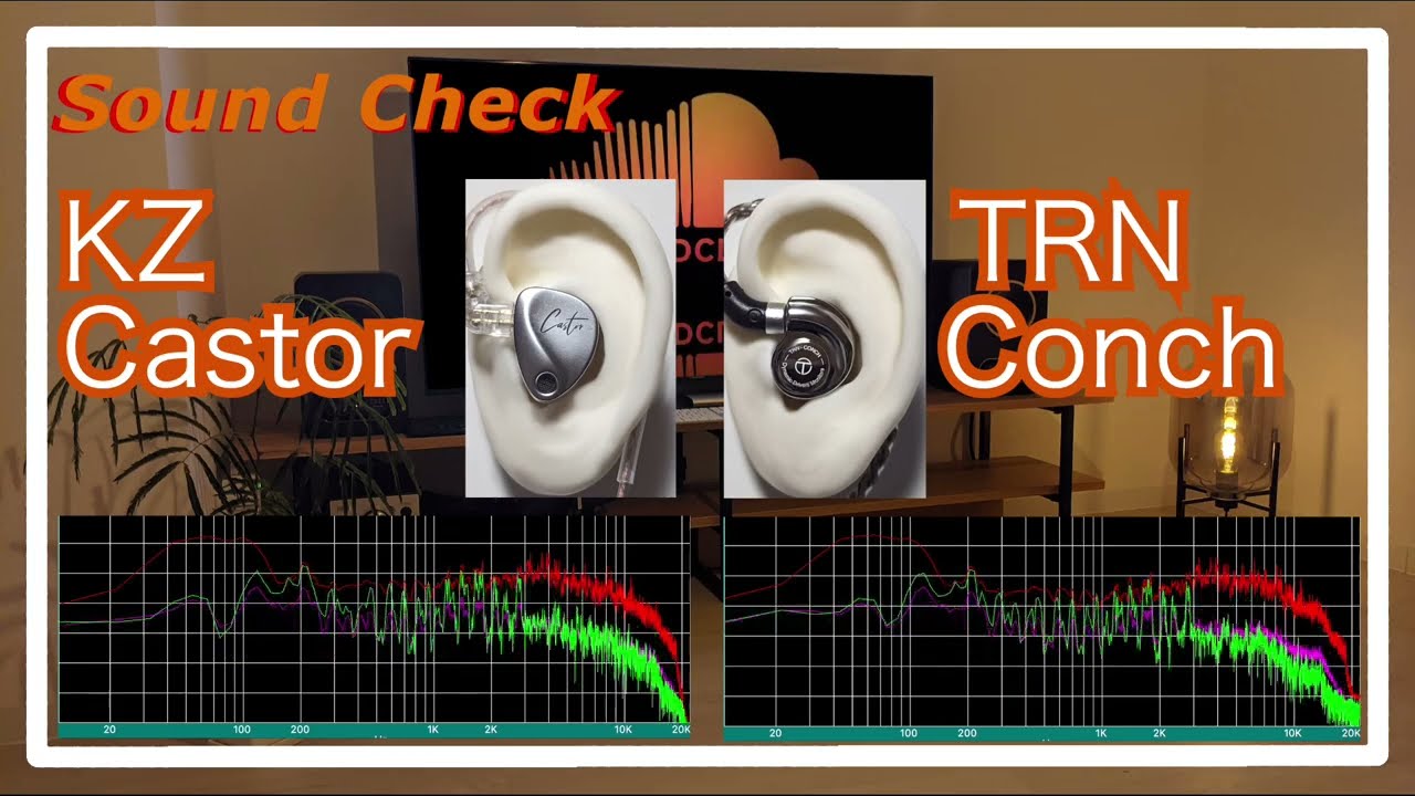 KZ Castor vs TRN Conch [IEMs Chinese In-Ear Sound Comparison 中華イヤホン音比較]