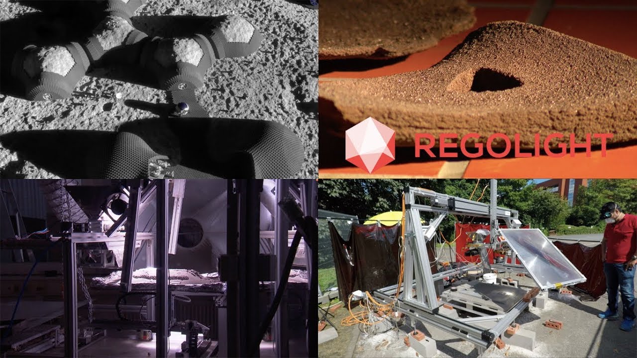 Regolight Sintering Regolith with Solar Light