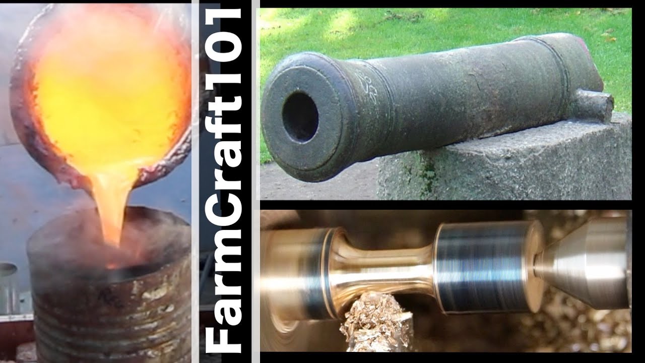 How NOT To Cast A Historic Bronze Cannon Barrel.  FarmCraft101