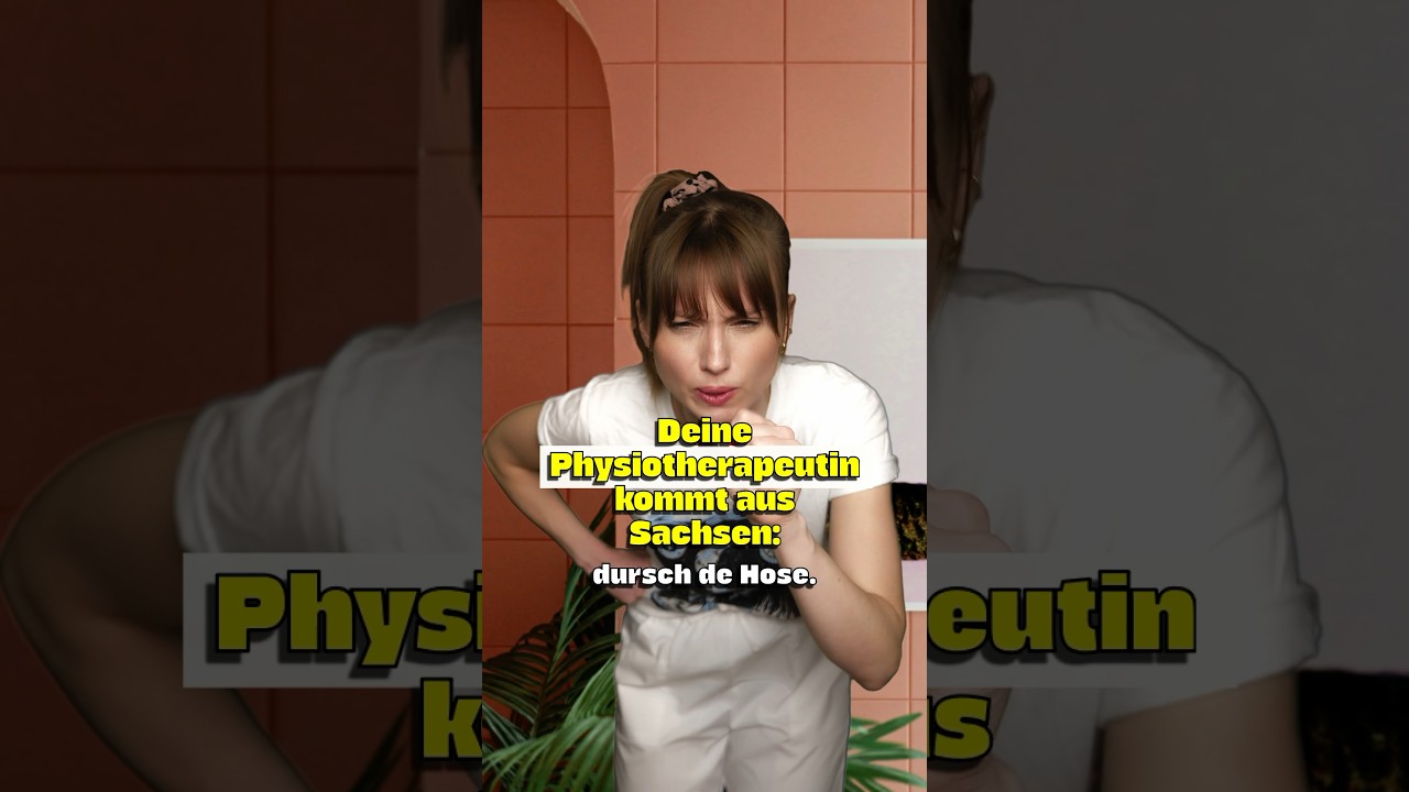 Deine Physiotherapeutin kommt aus Sachsen. Und, wo dud&rsquo;s eusch weh? 🥲💚 #comedy #dialekt #sachsen