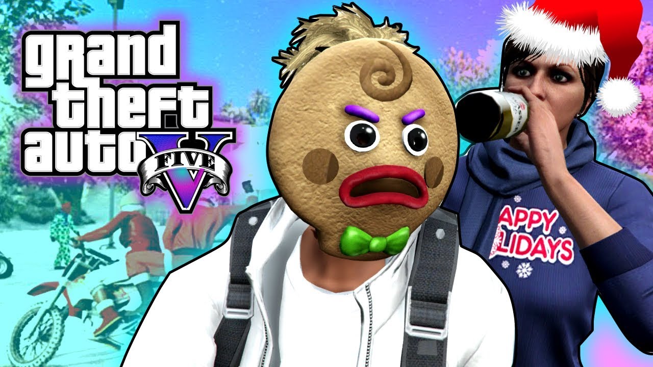 GTA 5: Christmas Treasure Hunt (funny moments)