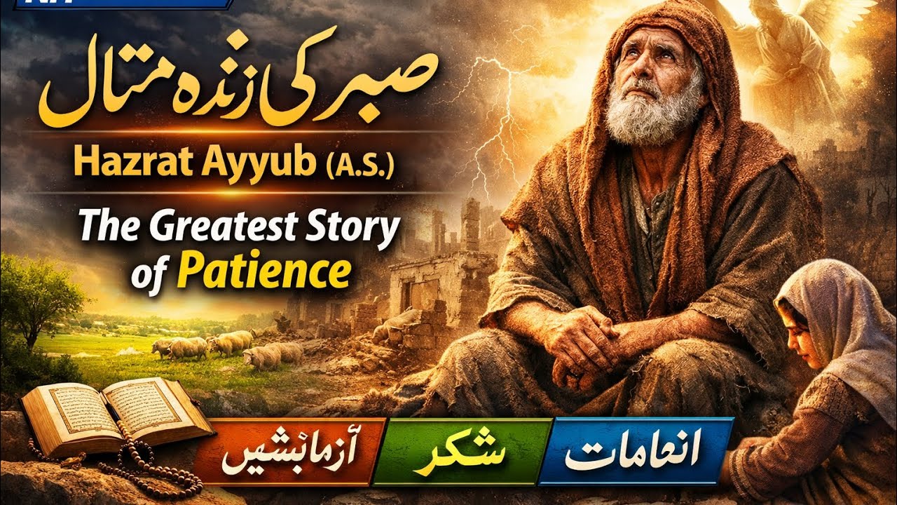 صبر کی زندہ مثال | Hazrat Ayyub (A.S) – The Greatest Story of Patience
