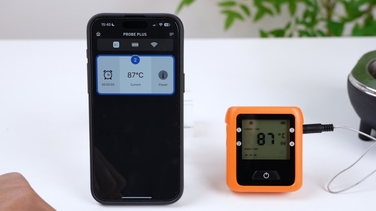 Mcbazel Smart BBQ Digital Themometer with 4 Probes